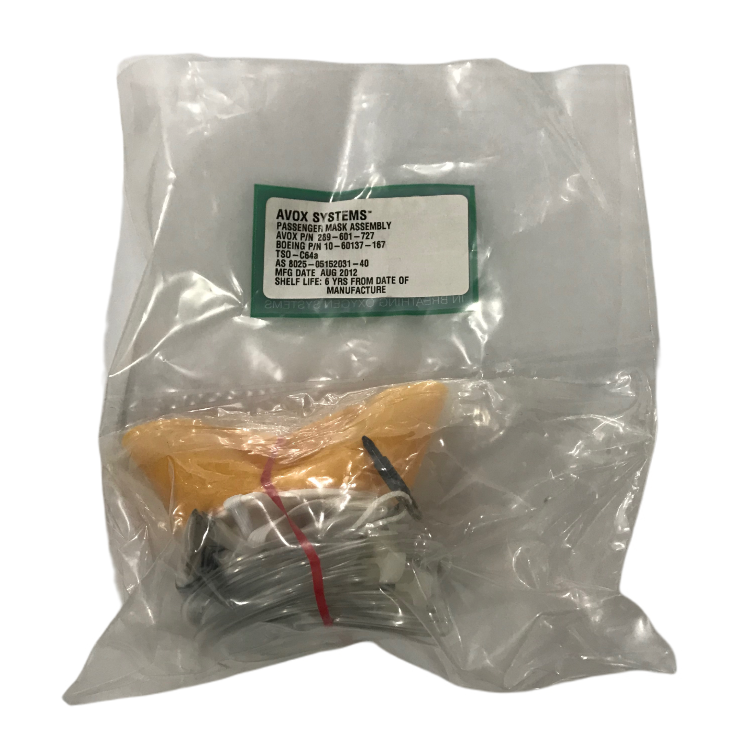 SOLD OUT! Japanese Air Force One B747 Oxygen Mask 航空自衛隊 日本国 前政府専用機 酸素マスク 補用部品 新品 - Image 4